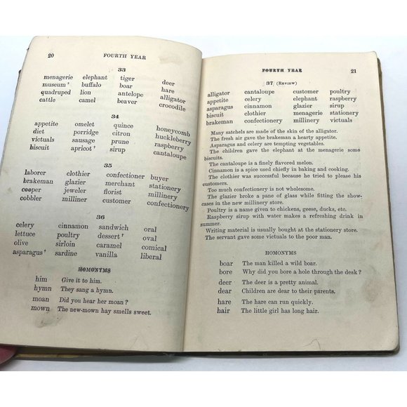 The Rational Spelling Book Part Two by Dr JM Rice Hardcover 1898 - Picture 4 of 8